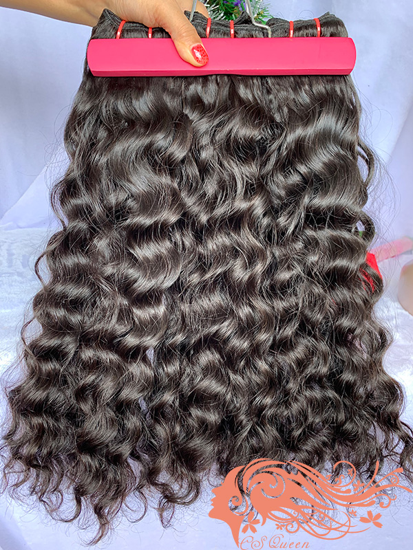 Csqueen Raw Mermaid Wave 6 Bundles 100% Human Hair Unprocessed Hair